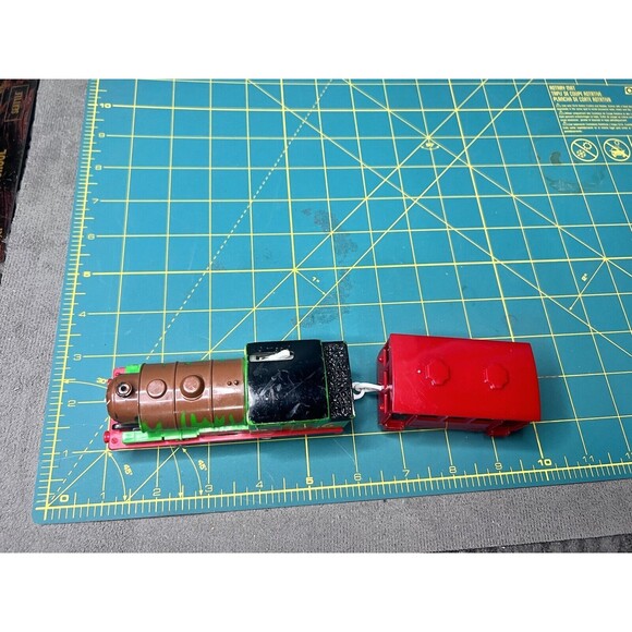 Thomas Friends Trackmaster Muddy Percy Caboose Car 2006 Hit Toy Motor Works - Picture 2 of 7